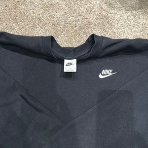 NIKE MENS MEDIUM BLACK CREW SWEATSHIRT